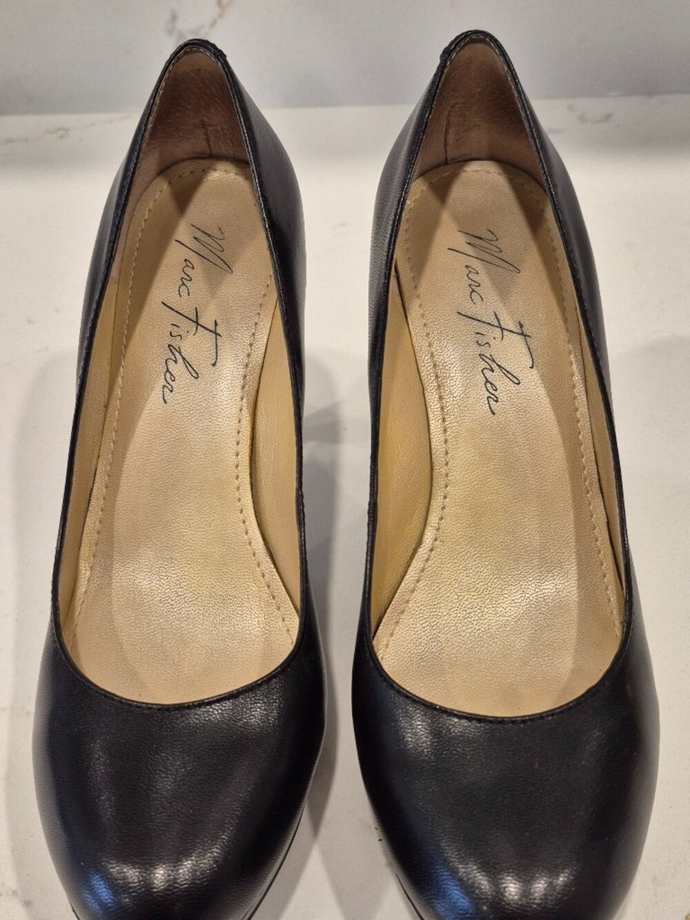 Marc Fisher, 6M, Black Leather